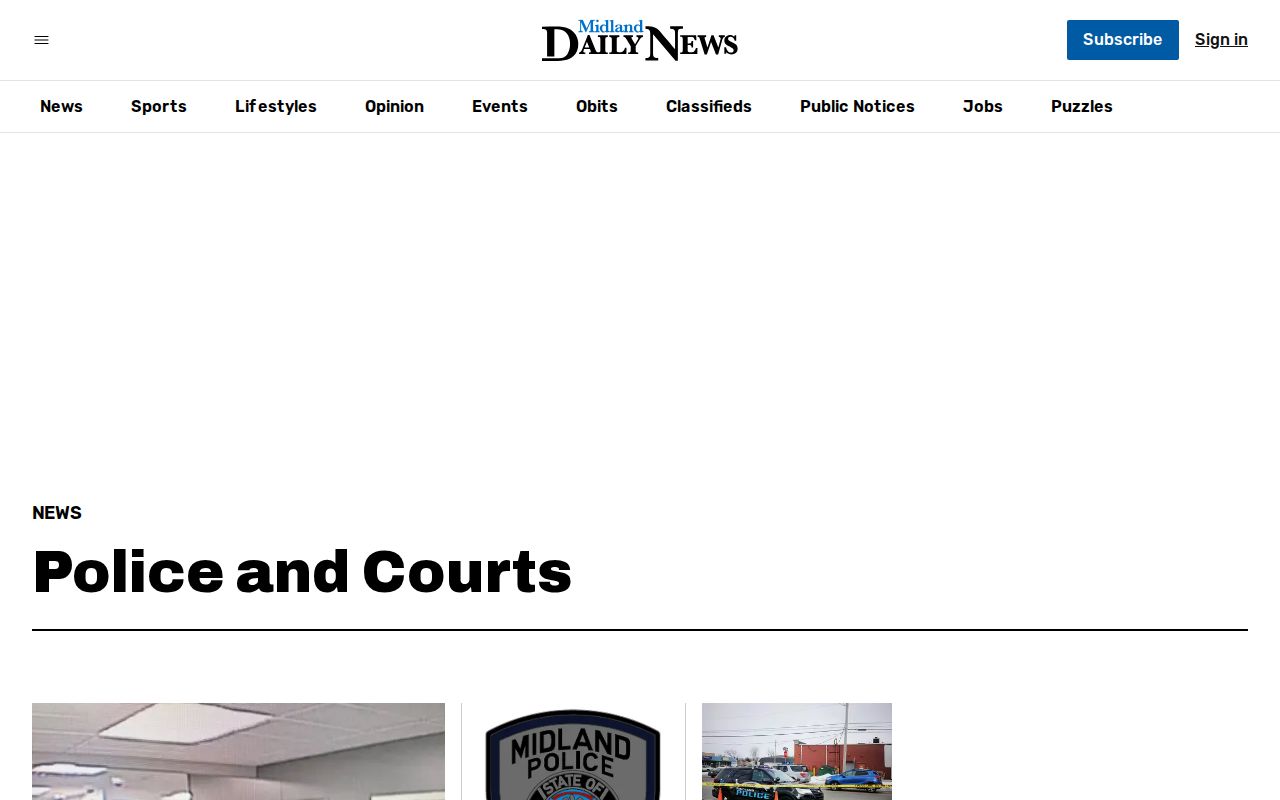 Our Midland regional police and courts news section
